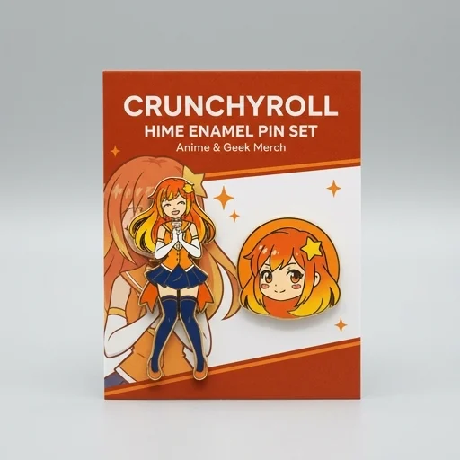 Crunchyroll Hime Enamel Pin Set
