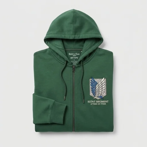Hot Topic Attack on Titan Scout Regiment Wings of Freedom Pullover Hoodie